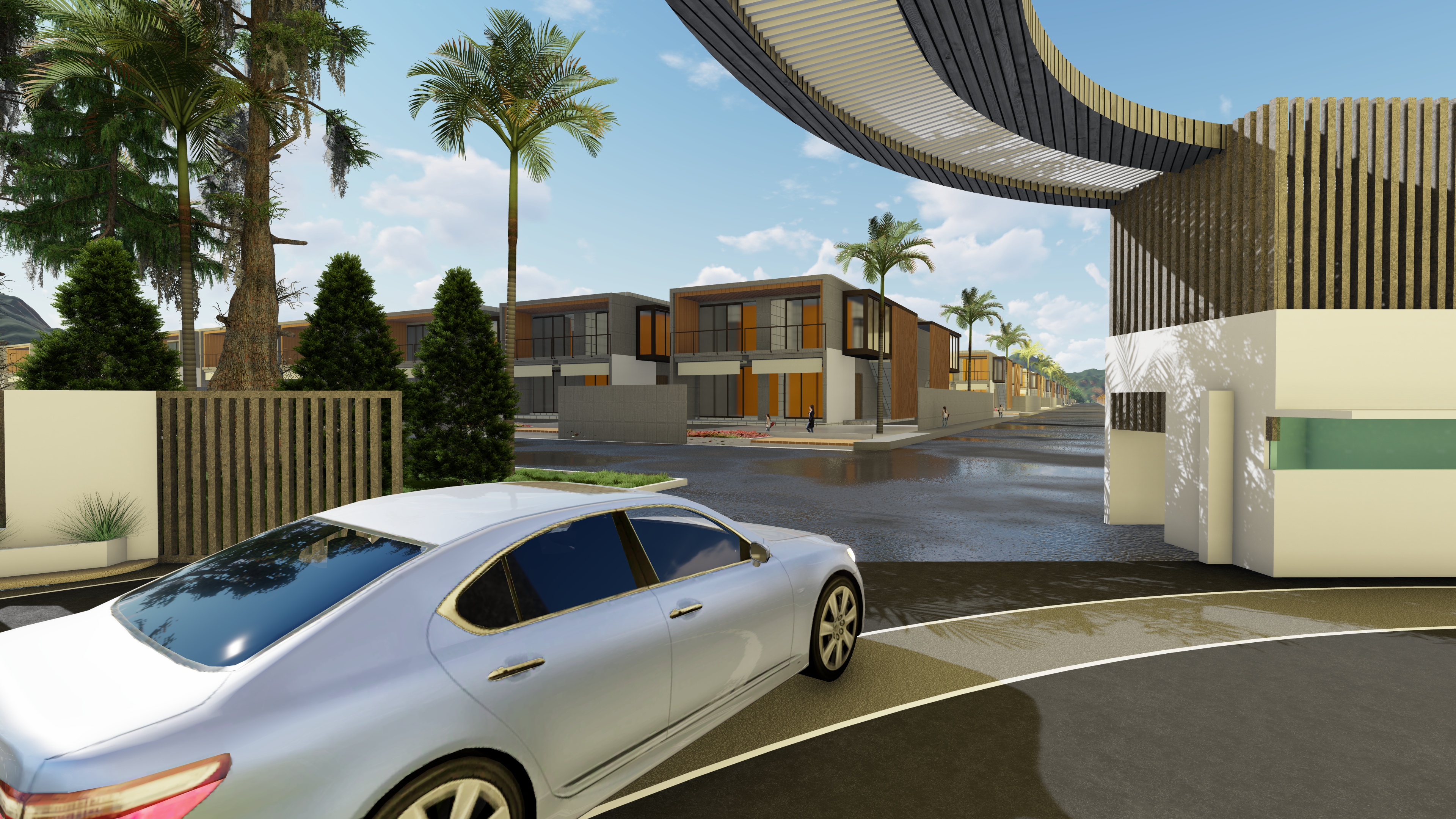 Navya Imperial Villa courtyard